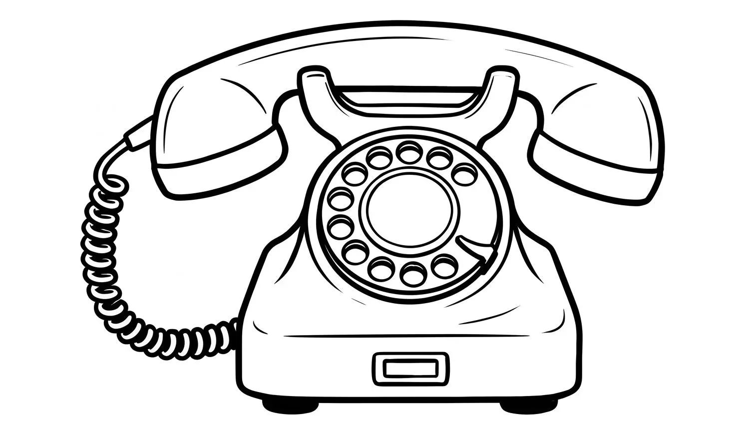 An old telephone ringing